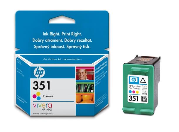 HP blekkpatron nr 351 Tricolor 